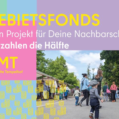 Plakat Gebietsfond 2027 Neue Mitte Tempelhof