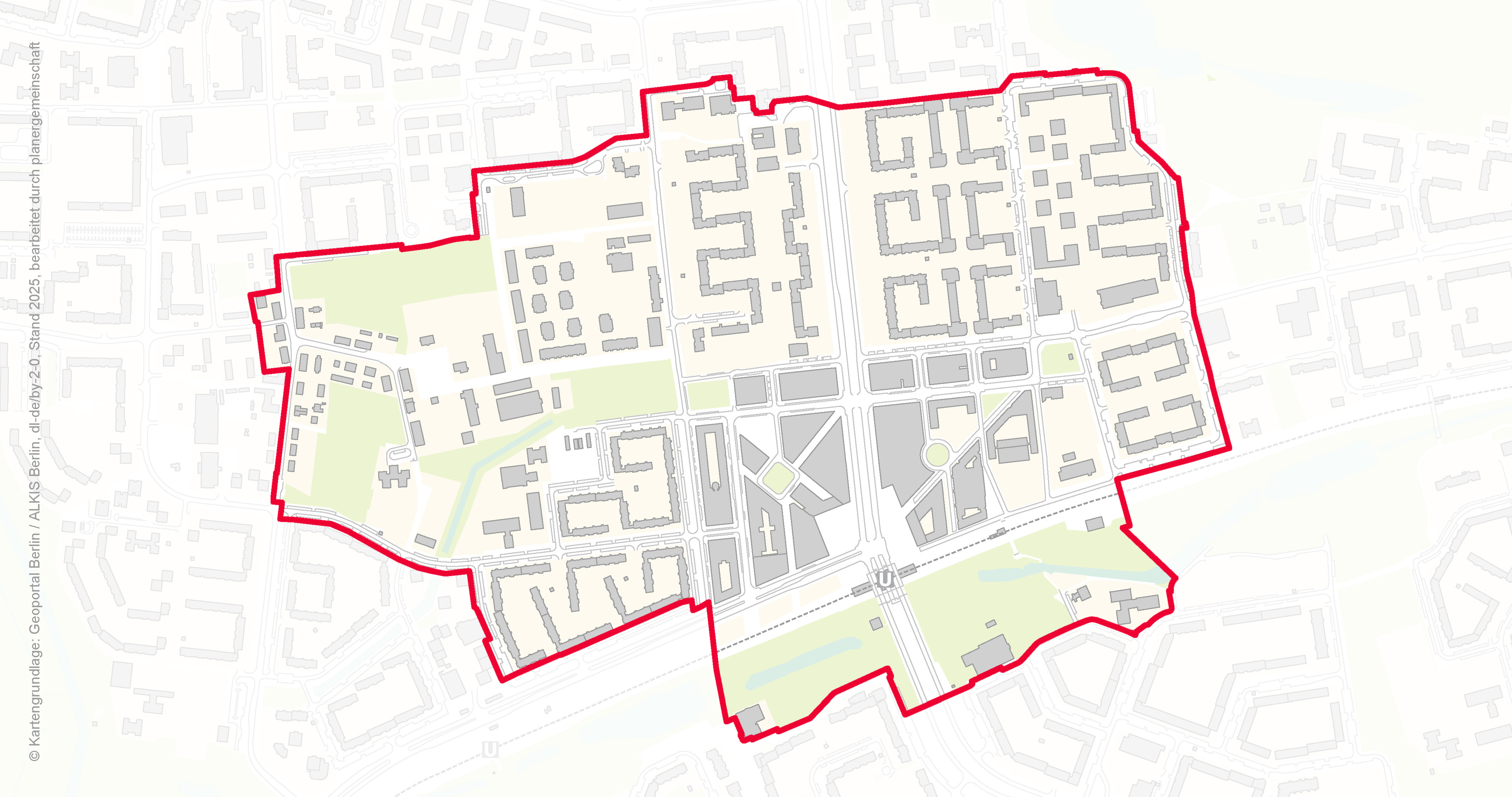 Gebietsabgrenzung Helle Mitte