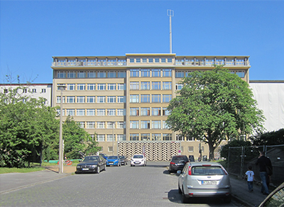 Das Gebäude des ehemaligen Ministeriums für Staatssicherheit im Bezirk Lichtenberg (Foto: plg)