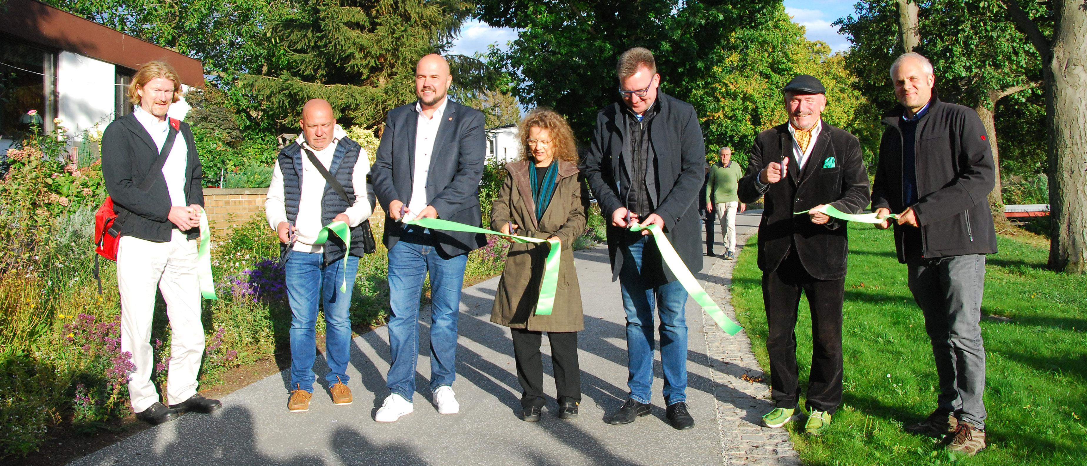 bei der Eröffnung der Baumaßnahme