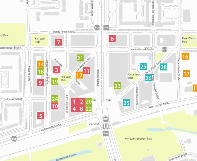 Gesundes Quartier Helle Mitte, Auszug aus der Broschüre