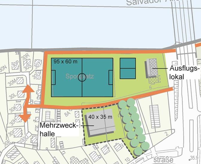Planauszug Potenzialfläche